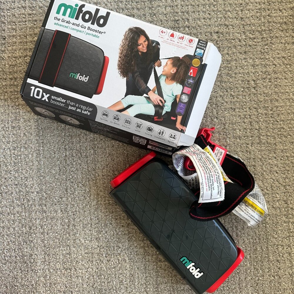 Red and Black Booster Seat